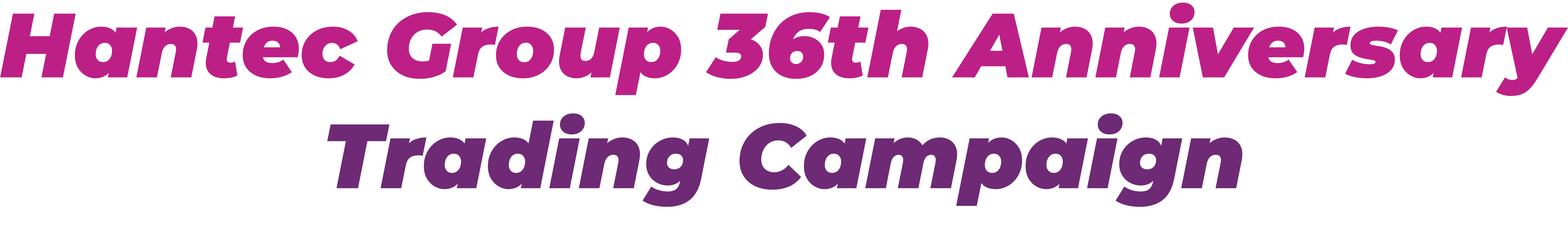 Hantec Group 36th Anniversary Trading Campaign